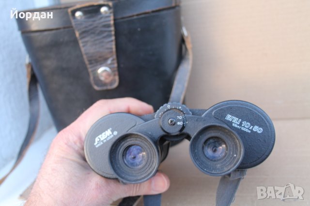 СССР бинокъл ''Sotem'' БПЦ 10х50, снимка 6 - Антикварни и старинни предмети - 44338566