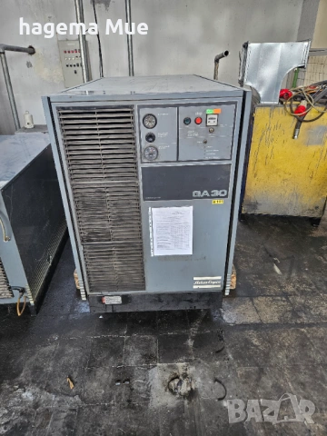 Компресор Atlas Copco GA 30, снимка 4 - Други машини и части - 53530442