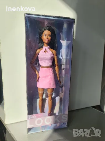 Кукла Barbie Signature Barbie Looks Модел #21, с плитки, розова пола Barbie Looks #21, снимка 8 - Кукли - 47733437