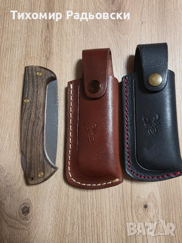 Сгъваем нож ръчно изработен, снимка 2 - Ножове - 53019047