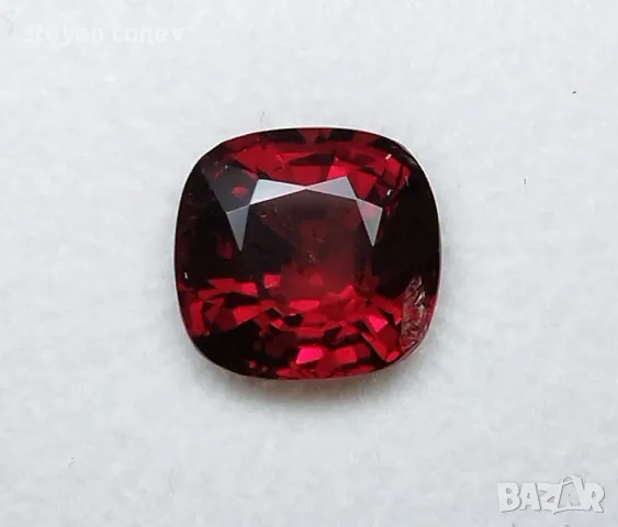 Рядък червен шпинел в голям размер - 3.35кт.! GIA сертификат! Нов!, снимка 5 - Други - 47556968