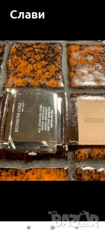 Часовник Kenneth Cole-АМЕРИКАНСКИ-ЧИСТО НОВ,КУТИЯ И ТН.., снимка 6 - Мъжки - 42136491