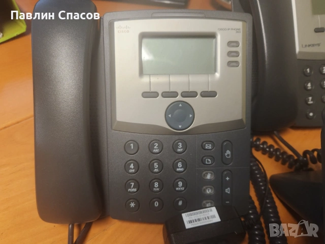 Продавам изгодно VoIP телефони CISCO SPA303 и LINKSYS SPA921, снимка 4 - Други - 53289803
