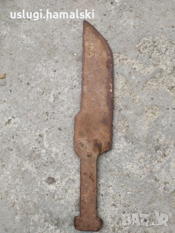 Голям стар нож/сатър/мачете, снимка 1