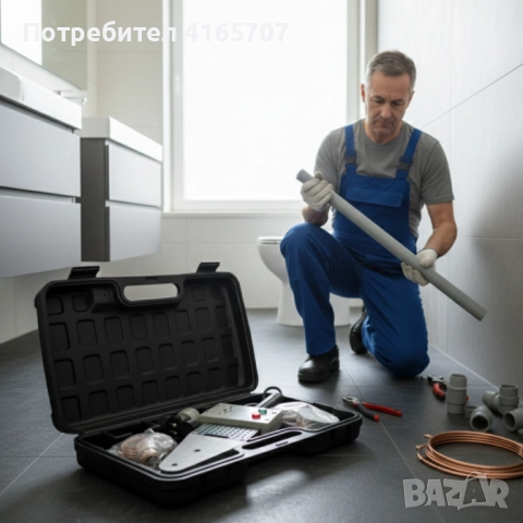 Професионална PPR лепачка 900W с 6 глави (20–63 мм) – Бърз и точен монтаж на водопроводни инсталации, снимка 4 - Други инструменти - 52751872