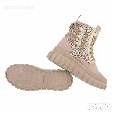 Дамски боти с връзки, 4цвята , снимка 3 - Дамски боти - 44500925