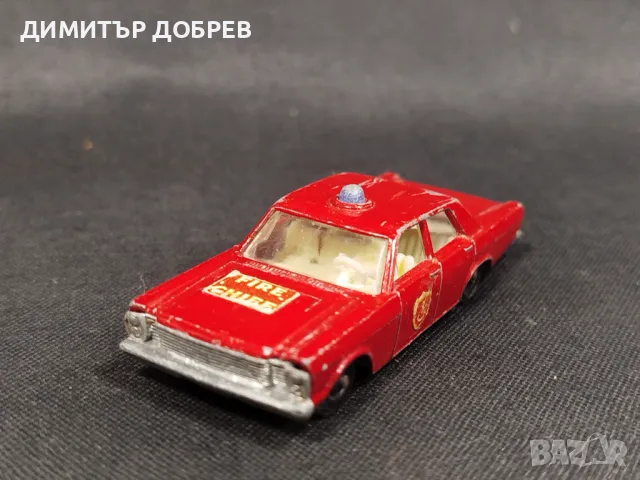 СТАРА РЕТРО МЕТАЛНА КОЛИЧКА MATCHBOX ENGLAND FORD GALAXIE