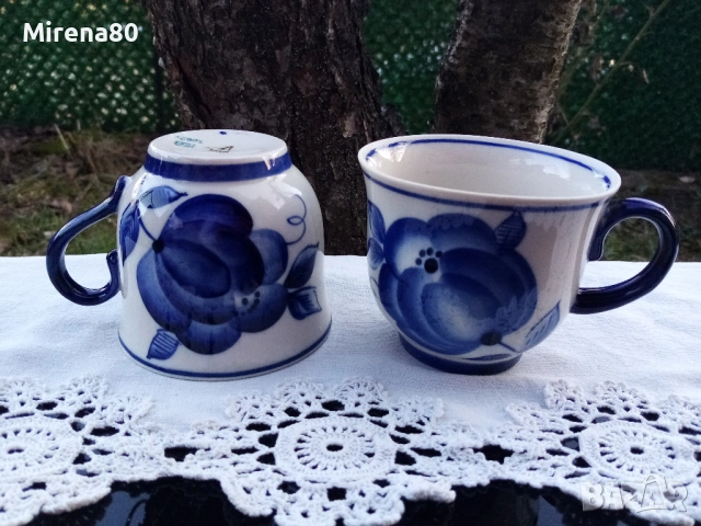 Чаши ГЖЕЛ 300 мл - винтидж !