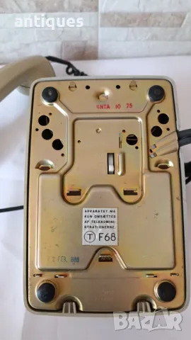 Стар телефон с шайба - GNT Automatic - 1970" година, снимка 8 - Антикварни и старинни предмети - 50192037