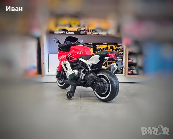 ТОП ЦЕНА!НОВО!Акумулаторен мотор Surfer с 12V батерия,мека седалка,BT, снимка 5 - Коли, камиони, мотори, писти - 50556848