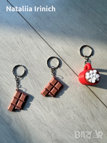 Ключодържатели с кафе и шоколад, снимка 2 - Други - 53525282