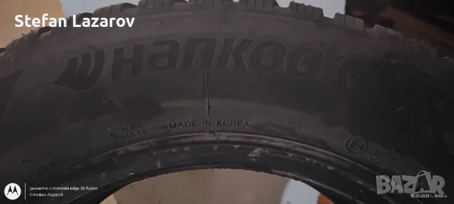 Зимни гуми hankook 195 65 15, снимка 3 - Гуми и джанти - 56228206
