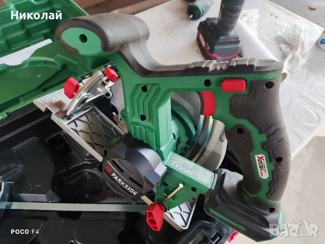 Ръчен циркуляр Parkside PHKSA 20-Li C4, снимка 2 - Триони и циркуляри - 56200804