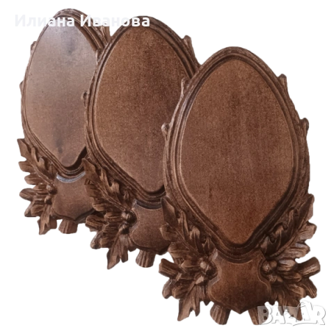 Поставка за Ловен трофей - Модел 2 - дърворезба, снимка 4 - Декорация за дома - 35490140