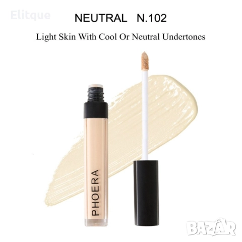 Течен коректор за лице с дълготраен ефект в удобен апликатор PHOERA - HZS304, снимка 6 - Други - 52830670