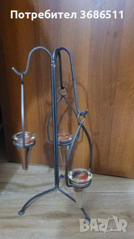 Свещник от ковано желязо