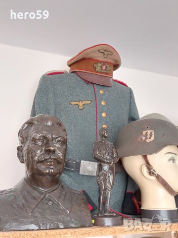Огромен оригинален  бронзов бюст на Сталин1935-40г./бронз бронзови сребърен сребърни/, снимка 5 - Антикварни и старинни предмети - 41589572