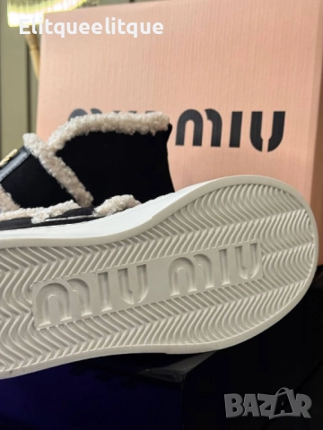 дамски пухени боти miu miu , снимка 7 - Дамски боти - 52415729