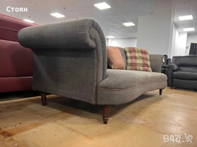 ПРОМОЦИЯ!!! Кафяво-зелен диван от плат четворка с възглавнички, снимка 3 - Дивани и мека мебел - 40780990