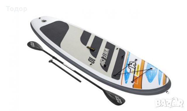 Надуваема дъска    Surf Board 305x84x12 см Bestway padle board  до120 кг se, снимка 13 - Водни спортове - 36003462