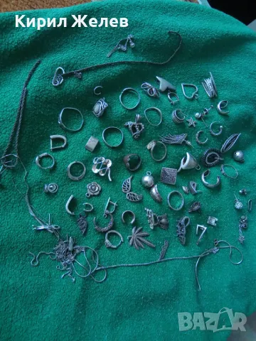 100 грама сребърни накити за поправка за реставрация за части или материал 50661, снимка 7 - Колиета, медальони, синджири - 50238963