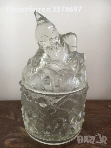 Ретро захарница бонбониера с форма на джудже