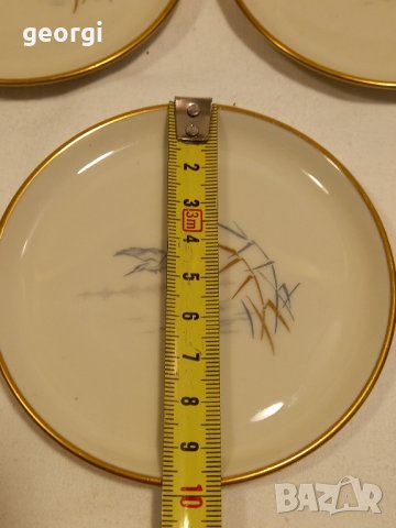 немски порцеланови чинийки с птици   6/4, снимка 3 - Колекции - 42574484