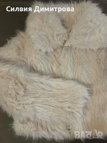 Зимно палто от изкуствен косъм, снимка 6 - Палта, манта - 51951207