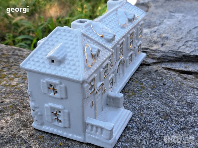 порцеланова къщичка свещник , снимка 5 - Декорация за дома - 51306879