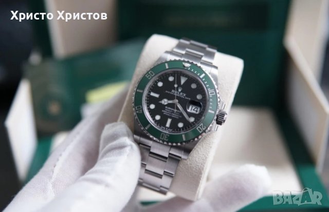 Мъжки луксозен часовник ROLEX SUBMARINER "STARBUCKS" 126610LV, снимка 2 - Мъжки - 41704973