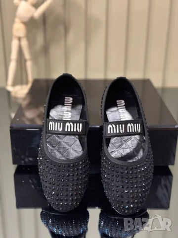 летни обувки miu miu с камъни , снимка 6 - Дамски ежедневни обувки - 50653446