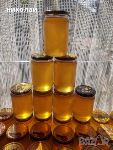 Продавам чист домашен пчелен мед и пчелен прашец 