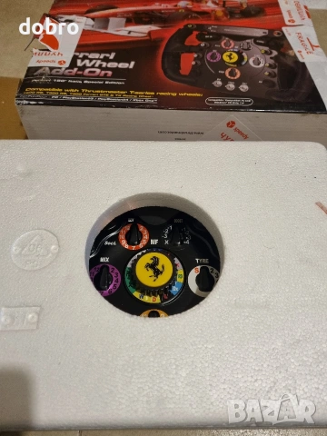 волан thrustmaster Ferrari F1 Wheel Add-On за PlayStation 5, PlayStation 4, Xbox, PC, снимка 2 - Аксесоари - 53786867