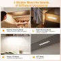 Gritin LED лампи за шкафове 2 броя – 26 см, сензор за движение, USB-C, снимка 9