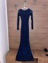 Дълга бална официална рокля дантела ХS рр, снимка 1 - Рокли - 41365422
