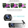 Видеопроектор Bigshot, T6, LED видео проектор, TFT LCD, Сребрист, снимка 5