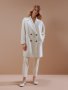 Reserved - дамско палто вълна бяло размер L, снимка 1 - Палта, манта - 39613573