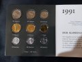 Словения - Комплектен сет от 9 монети , UNC, снимка 2