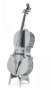 3D метален пъзел ВИОЛОНЧЕЛО Комплекти Направи си сам за тийнейджъри Мъже Хобита Игра 3Д пъзели , снимка 1 - Колекции - 42295176