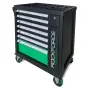 Количка шкаф с инструменти с 7 чекмеджета 5 пълни – Rockforce RFGREEN, снимка 7