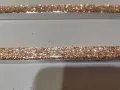 Фриз Glitter 11 Oro Sand Scuro 1.0/0.8/60см. злат KARAG, снимка 6