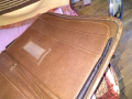 Кожена папка чанта за документи 37х27см от соца, снимка 8