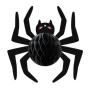 Halloween / Хелоуин хартиена декоративна паяк – 18,5x18,5см_1255232, снимка 1
