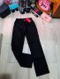 Черен летен панталон широки крачоли , снимка 1 - Панталони - 40671502