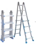 Стълба телескопична 4х3, 4х4 и 4х5 стъпала, снимка 1
