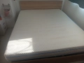 Двулицев матрак пяна 160x200 + подматрачна рамка, снимка 1