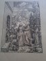 Литография Албрехт Дюрер в рамки с воден знак, снимка 14