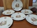 Полски порцелан чинии плитки за основно, снимка 1 - Антикварни и старинни предмети - 35927516