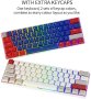 Нова Безжична механична клавиатура Bluetooth RGB подсветка за игри геймър, снимка 5