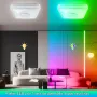 TOPBOS 30W LED таванна лампа с димируема светлина с Bluetooth високоговорител. 28х28 см. НОВА, снимка 2
